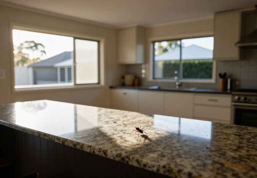 Roof void cleared of spiders